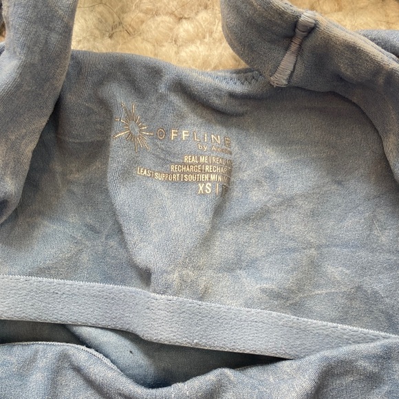 Aerie Real Me Double Crossover Flared Pants and Crop Top Set - Picture 11 of 15